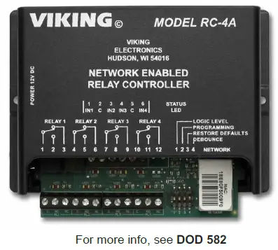 VIKING ELECTRONICS K-1900-7-IP VoIP Panel Phone with Auto Dialer-17