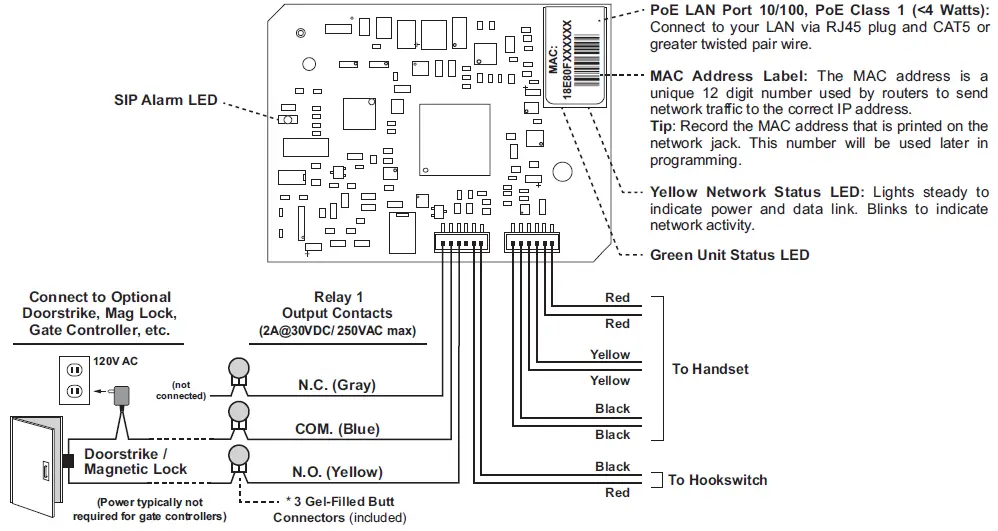 VIKING ELECTRONICS K-1900-7-IP VoIP Panel Phone with Auto Dialer-2