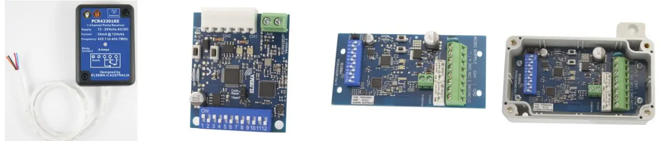 ELSEMA PCR43302240R 2-Channel 433MHz Receiver - 10