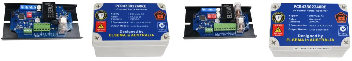 ELSEMA PCR43302240R 2-Channel 433MHz Receiver - 11