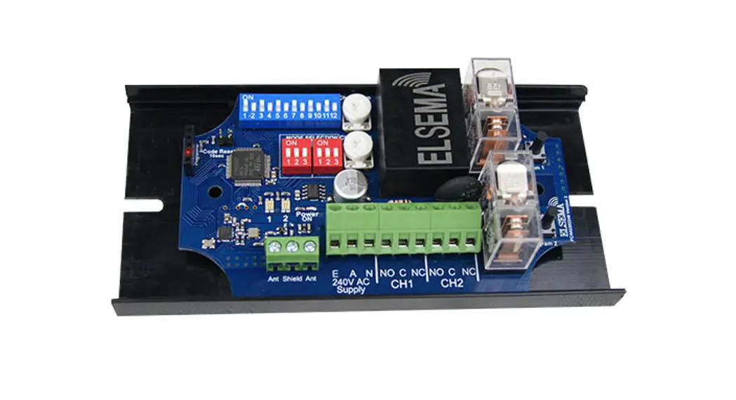 Elsema Pcr43302240r 2-channel 433mhz Receiver User Manual Elsema Pcr43302240r 2-channel 433mhz Receiver User Manual