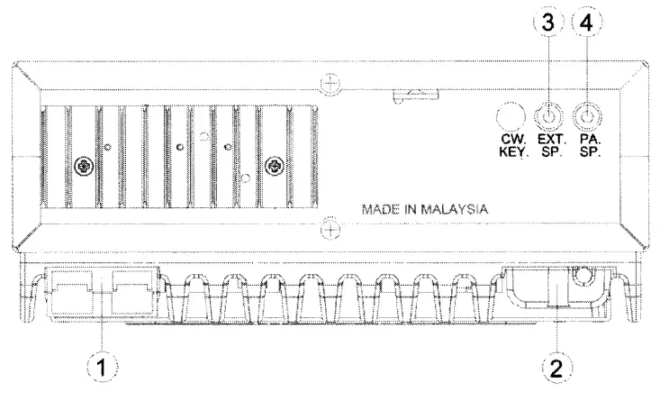 RANGER RCI-99N4 10 Meter Amateur Mobile Transceiver with Built-in Frequency Counter and Touch Select Multicolor - fig 2