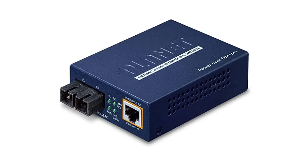 Planet 100base-fx To 10/100base-tx Poe Media Converter User Manual