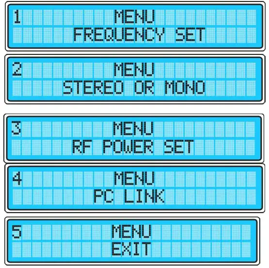 Raloudio RS RADIO Series FM Broadcast Transmitter - OPERATION INSTRUCTIONS 3