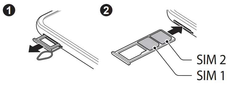 SAMSUNG SM-A135M Galaxy A13 Smart Phone - sim card