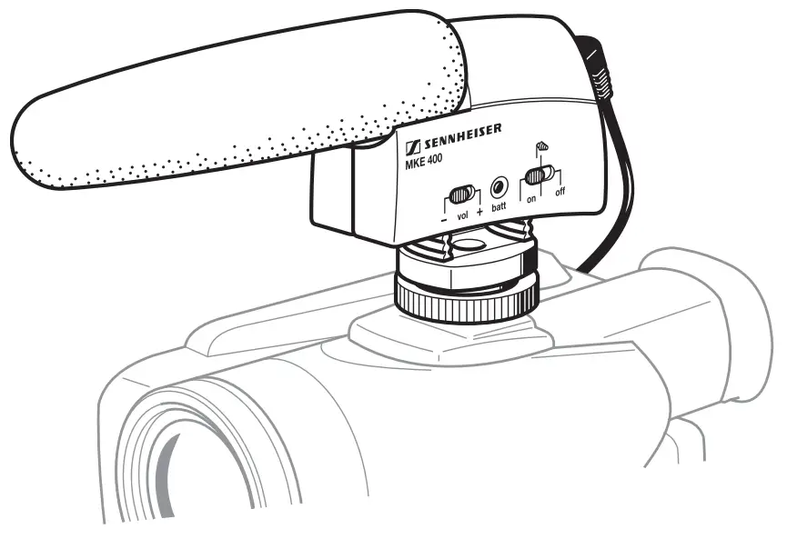 SENNHEISER MKE 400 Small Shotgun Microphone