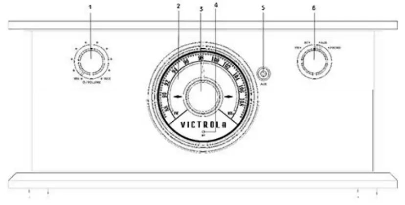 Victrola-VTA-245B-FOT-Bluetooth-Turntable-with-FM-Radio-fig-1