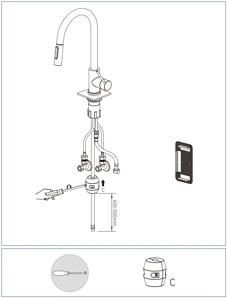 KEO 10135467 Koromo Kitchen Faucet - Fig 6