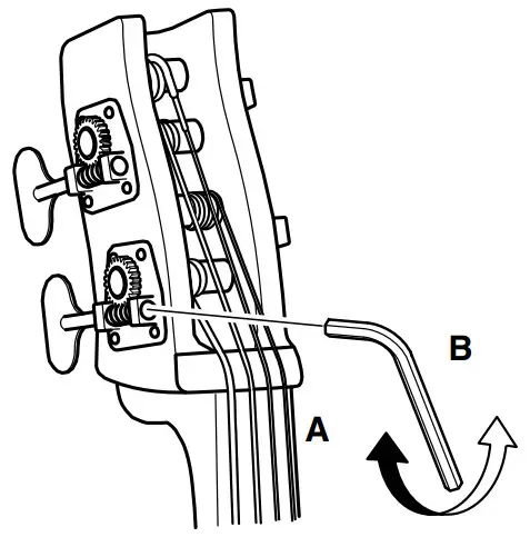 YAMAHA SILENT Bass SLB300 - adjustment