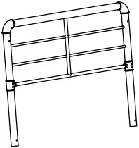 Merai Twin Over Full L-Shaped Bunk and Loft Bed A02