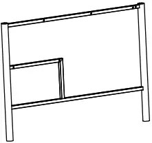 Merai Twin Over Full L-Shaped Bunk and Loft Bed A03