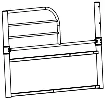 Merai Twin Over Full L-Shaped Bunk and Loft Bed A04