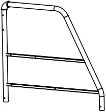 Merai Twin Over Full L-Shaped Bunk and Loft Bed B02