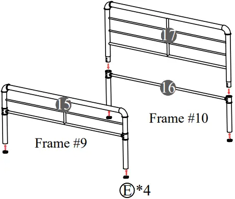 Merai Twin Over Full L-Shaped Bunk and Loft Bed step07
