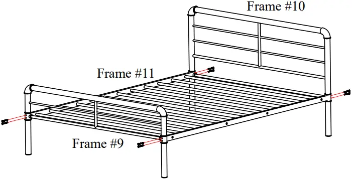 Merai Twin Over Full L-Shaped Bunk and Loft Bed step09