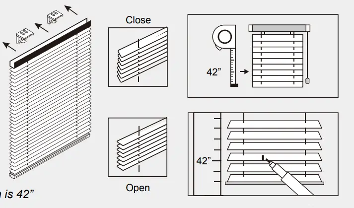 Whole Space Shorten Cordless Blinds 1