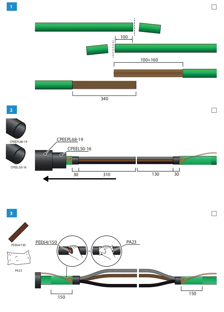 ENSTO SJKDS3X50 Heat Shrink Joint -fig1