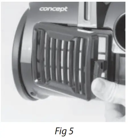 concept VP835x Floor Vacuum Cleaner fig 1