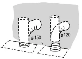 Midea 330462 T Canopy Rangehood - EXHAUST SYSTEM