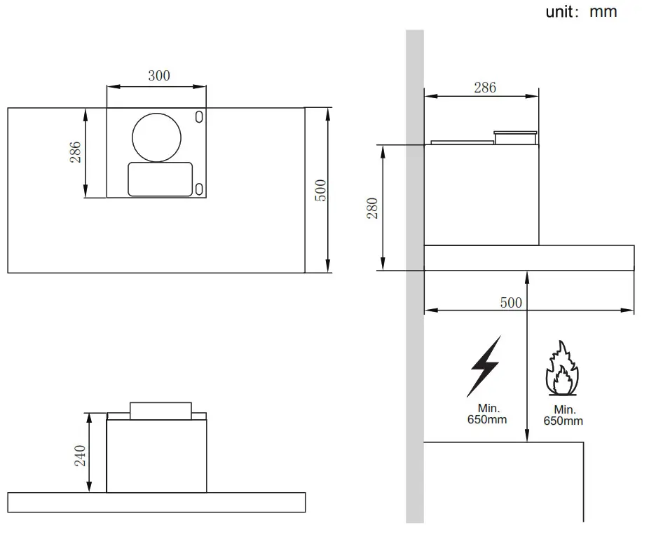 Midea 330462 T Canopy Rangehood - SUGGESTIONS2