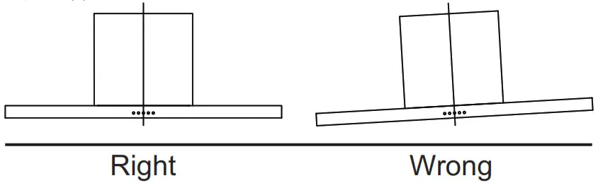 Midea 330462 T Canopy Rangehood - hood body