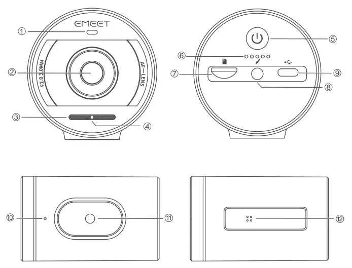 EMEET E7004 StreamCam One-fig2