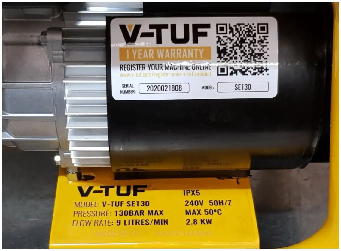 V TUF SE130PST Pipe System Tester - VTUF SE130PST