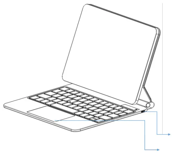 ESR 6B011 Magnetic Suspension Keyboard Case -