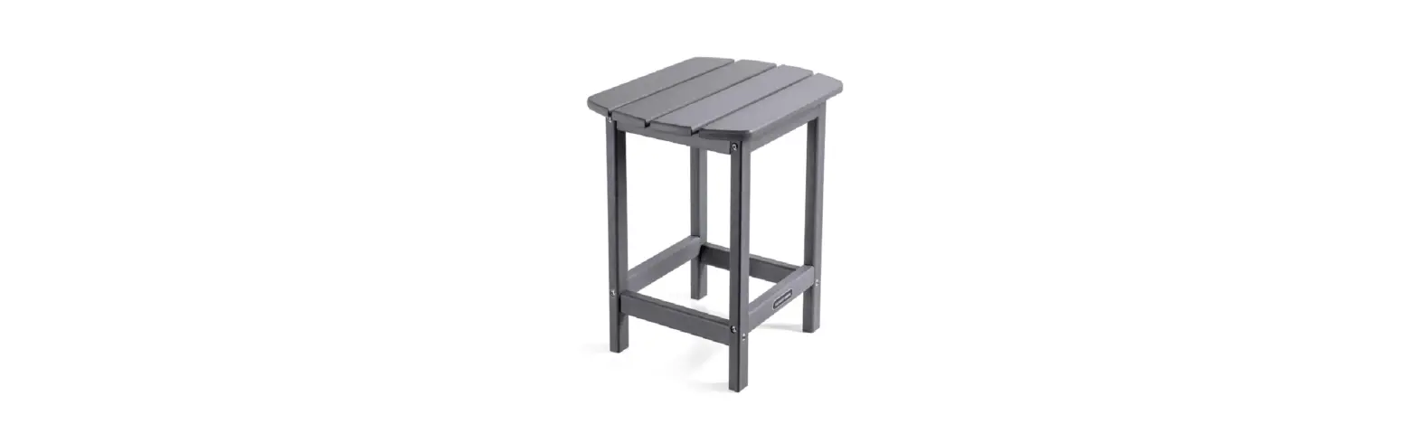 The Home Depot Djyc-j-w119952540 Rectangle High-density Polyethylene Outdoor Adirondack Side Table User Manual