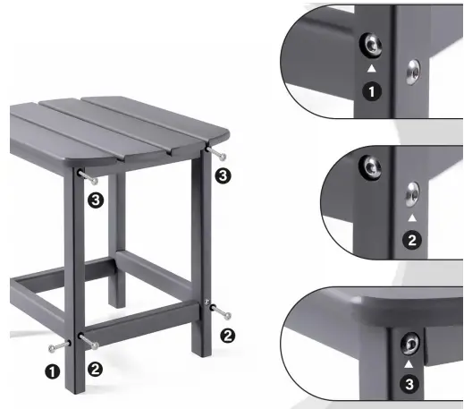 THE-HOME-DEPOT-DJYC-J-W119952540-Rectangle-High-Density-Polyethylene-Outdoor-Adirondack-Side-Table-FIG-1