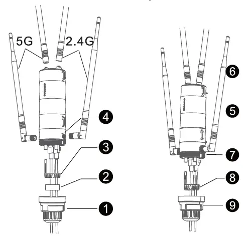 WAVLINK WN572HP3 High Power Wireless Repeater fig 3