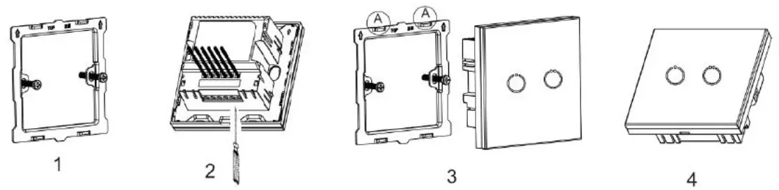 MCOHOME MH DT311 Dimmer Switch - Installation
