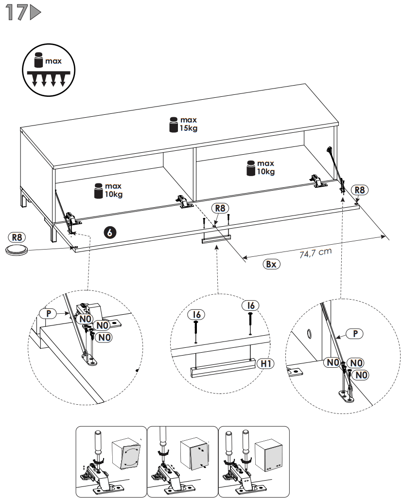 INOSIGN ALTF01 Breite 150cm Sideboard - FIGURE 17
