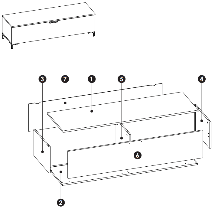 INOSIGN ALTF01 Breite 150cm Sideboard - FIGURE 7
