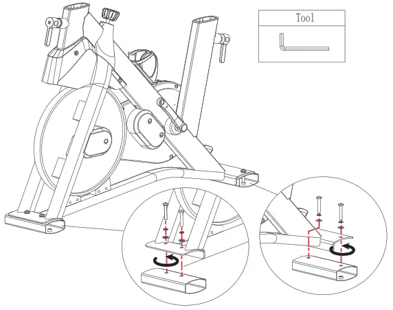UREVO URSB005 Kardio T2S Spin Bike - Assembly