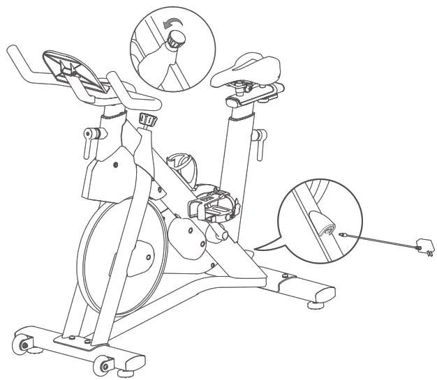 UREVO URSB005 Kardio T2S Spin Bike - Step 5