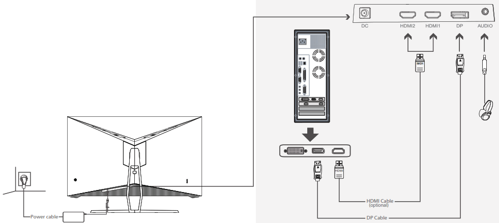 innocn 27G1G 27 Inch Gaming Monitor - 5