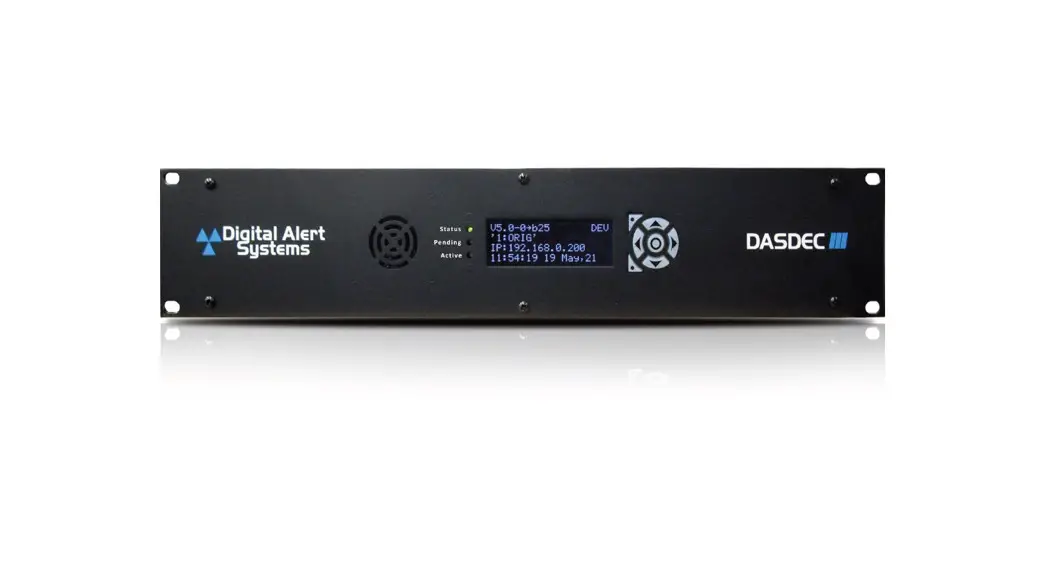 Digital Alert Systems R177m Baseband Switch User Manual