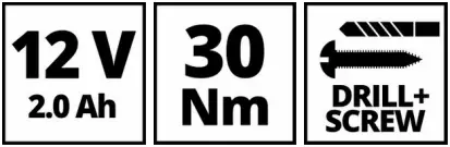 Einhell 4513595 Cordless Drill Kit A03