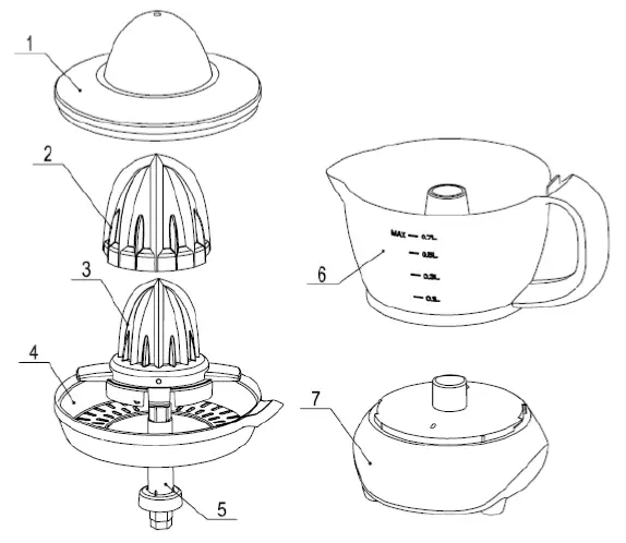 Orbegozo-EP-2000-Squeezer-FIG-1