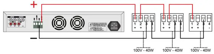 Power Dynamics PDS65 Series Pendant Speaker Instruction Manual - 70 100 VOLT