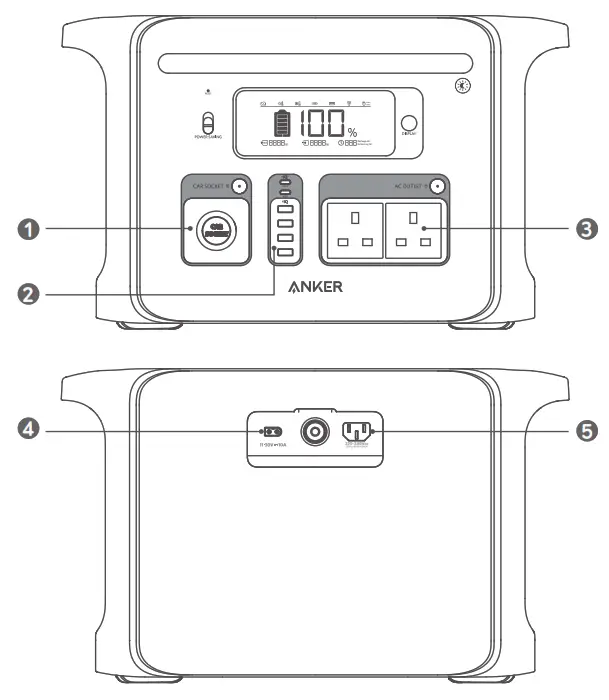 ANKER PowerHouse 1229Wh 757 Portable Power Station - fig 1