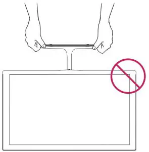 Do not hold from stand