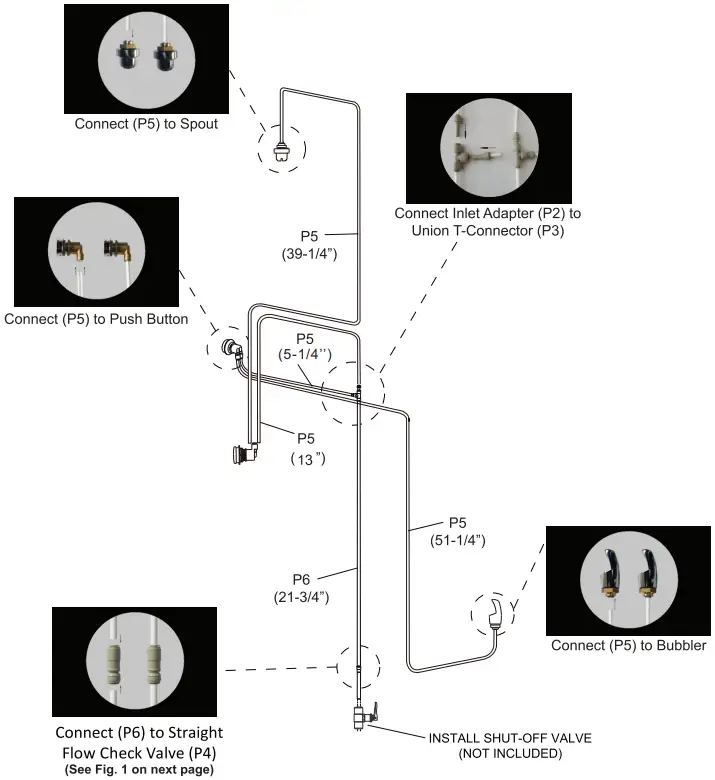 GLOBAL INDUSTRIAL 603606 Outdoor Bottle Filler with Pet Station Rotocast Granite Finish - FIGURE 9