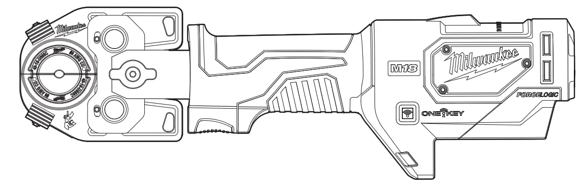 milwaukee 2679-20 M18 Force Logic 600 MCM Crimper