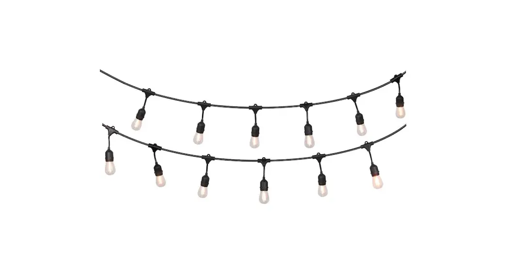 Harbor Breeze Sll48bk 48-ft 18-light Plug-in White Outdoor Led Edison String Lights Instruction Manual
