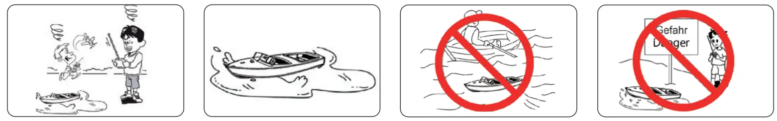 JAMARA 040250 Atlantique Sailing Boat 2 Channel 27MH - Transmitter 3