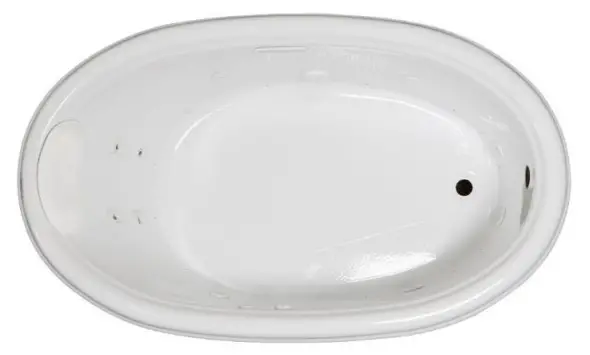 Laurel Mountain JARRETT 60 X 36 Inch Drop In Acrylic Combo Bath