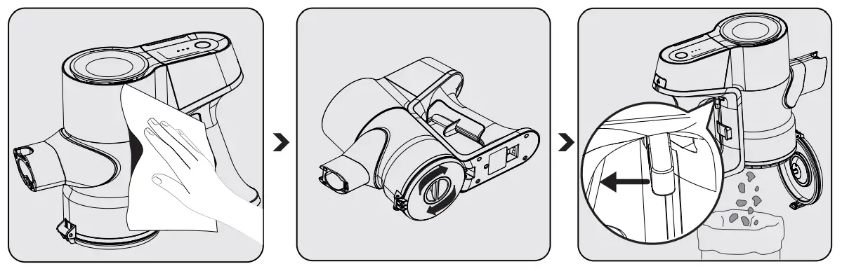 beko VRT 84225 VB Cordless Stick Vacuum Cleaner - Overveiw 9
