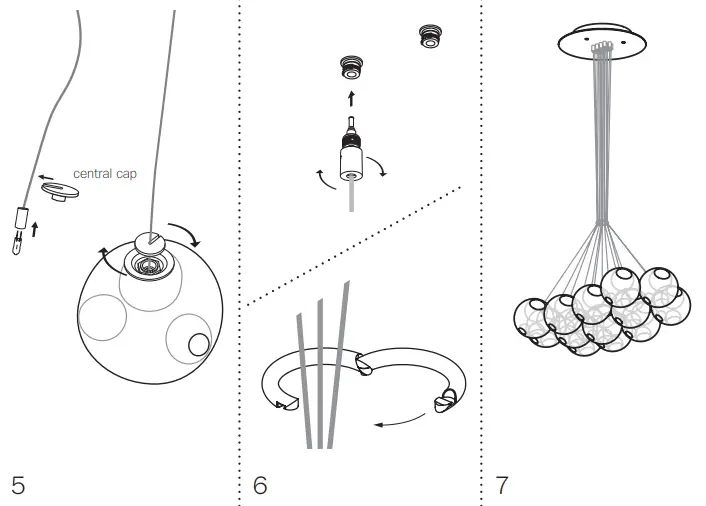 BOCCI-28-13-Cluster-Ceiling-Lamp-Instruction-fig-5